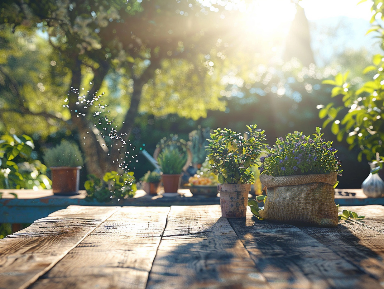 bicarbonate de soude jardin