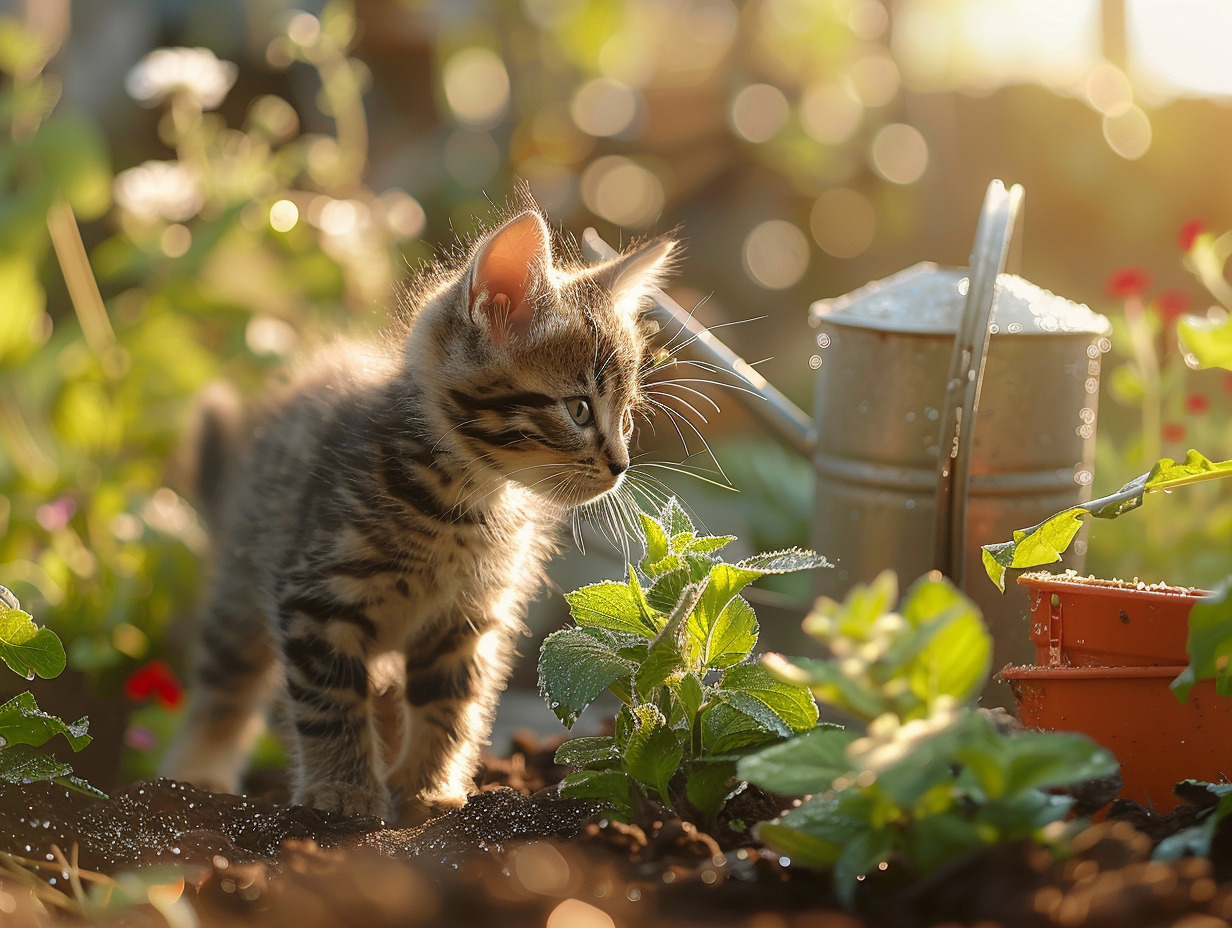 herbe à chat