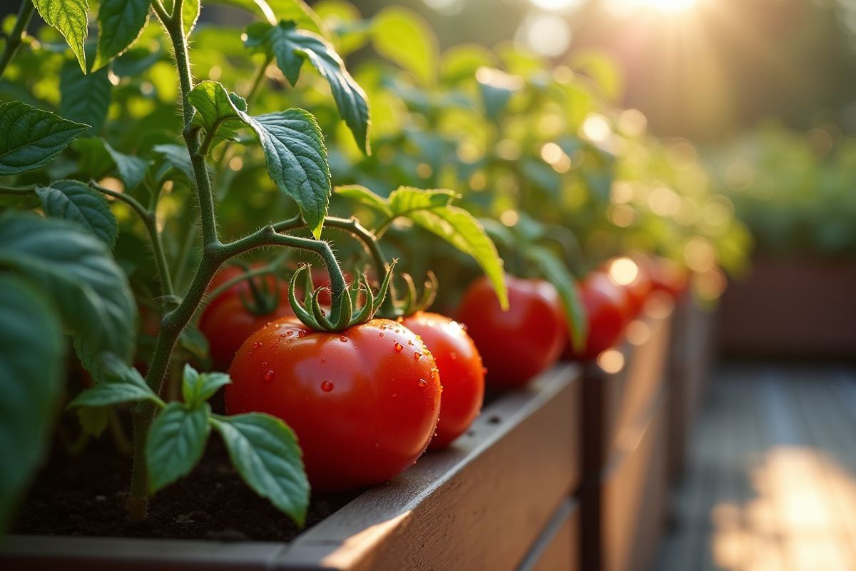 tomates en pot