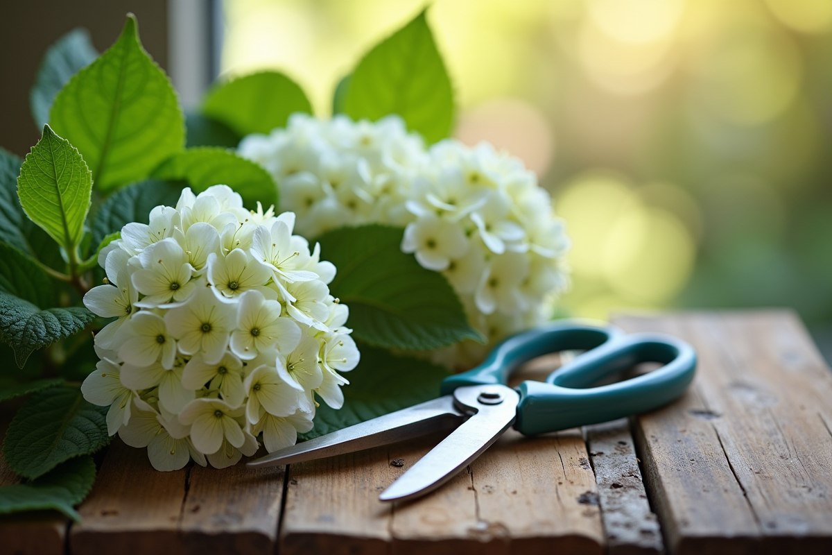hortensias taille